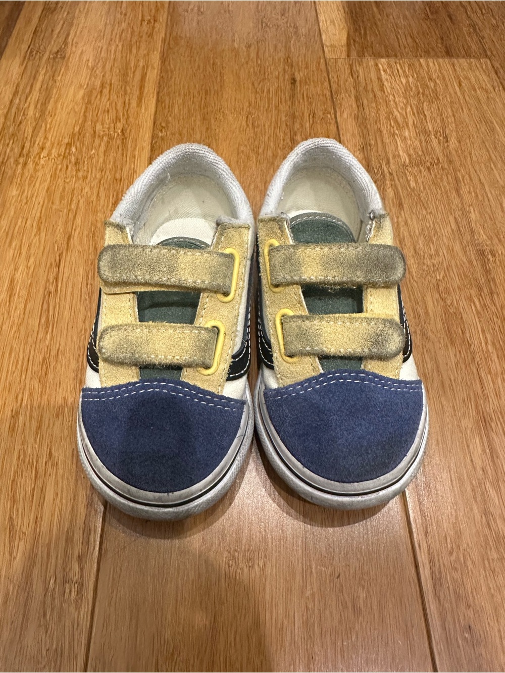 Vans Toddler Multicolor Velcro Sneakers